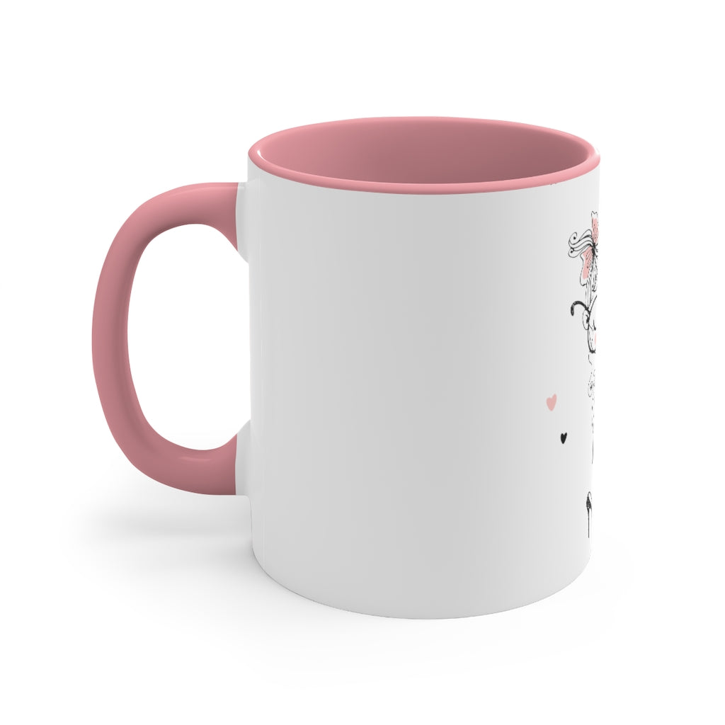 My Little Girl  -   Plain Cute Light Pink Color 11oz Mug