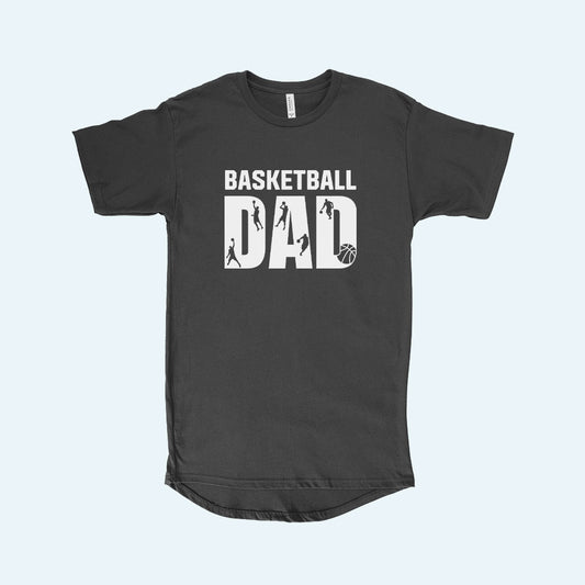 Basketball Dad Men's Long Body Urban T-Shirt