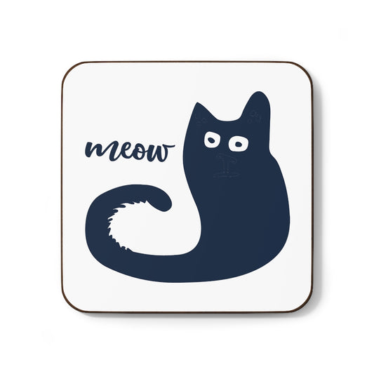 Meow Friend - Hardboard Back Coaster