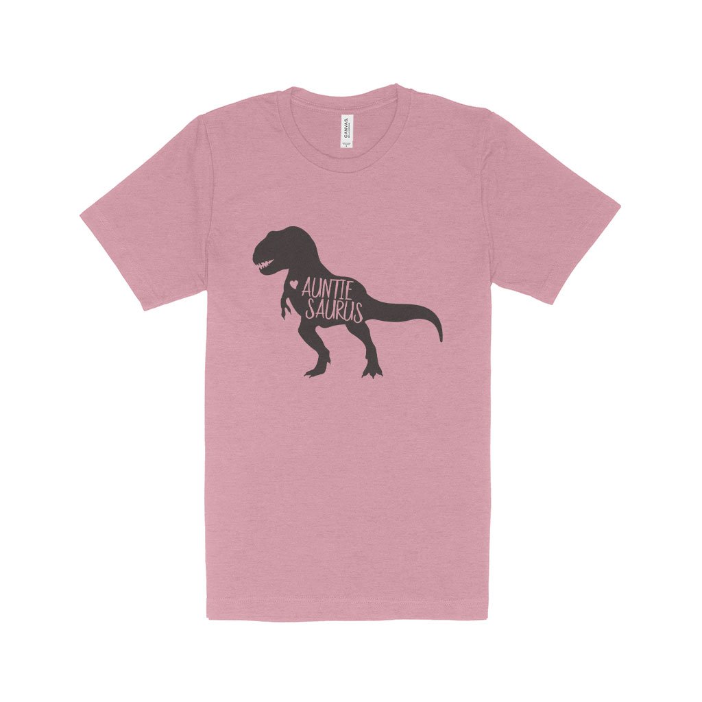 Aunt Dinosaur Heather T-Shirt