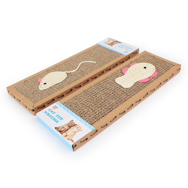 Something is Fishy! Cat scratching board (50 pcs)