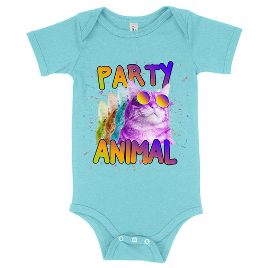 Baby Party Animal Cat Onesie - Funny Animal Onesies