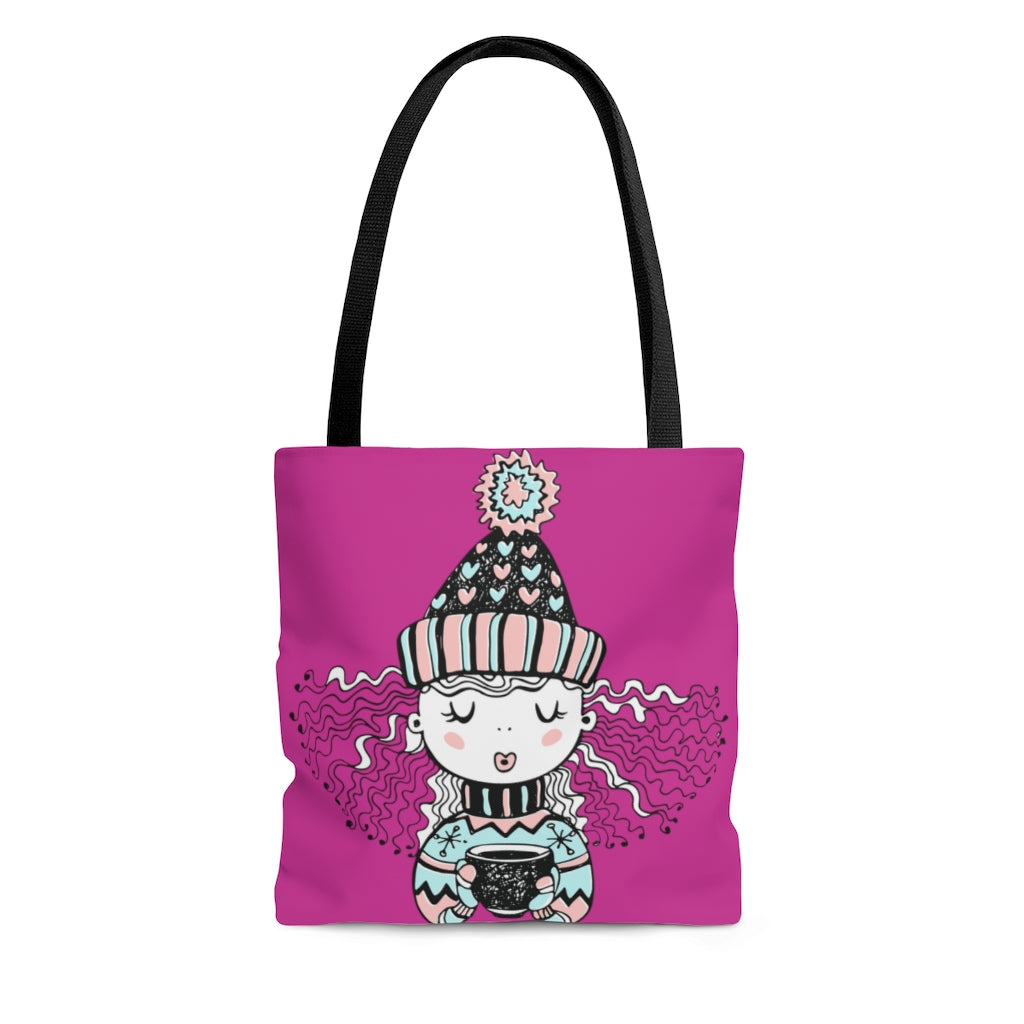 Keep Toasty - Pink Tote Bag