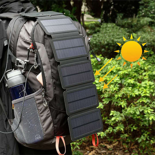 Fordable Solar To Phone Panel - Travel Power Supply For Smartphones
