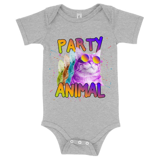 Baby Party Animal Cat Onesie - Funny Animal Onesies