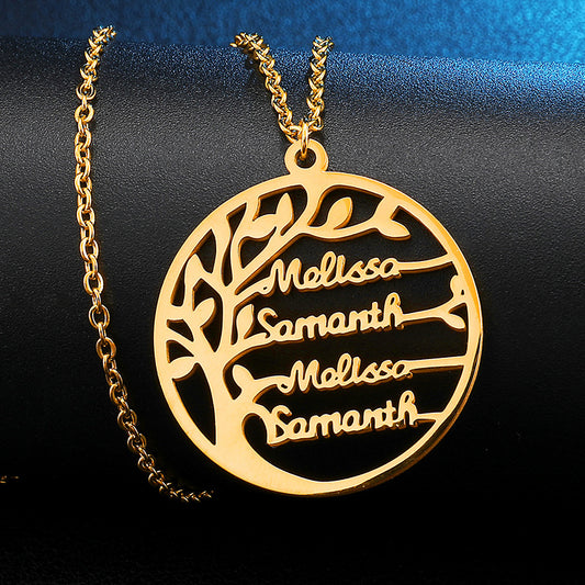 Stainless steel Name Necklace