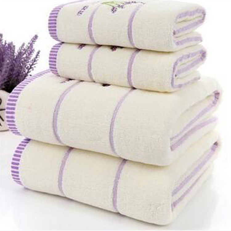 32 Strands Of Lavender Scented Cotton Towel