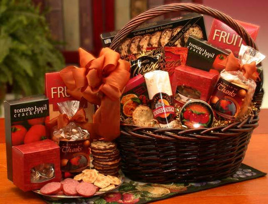 A Grand World Of Thanks Gourmet Gift Basket (Lg)