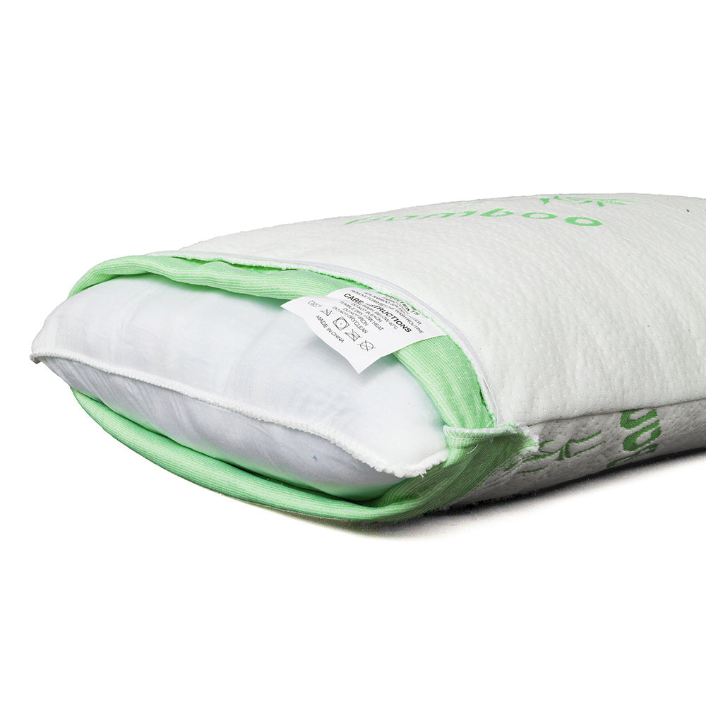 Premium Firm Hypoallergenic Bamboo Fiber Memory Foam Pillow King Size