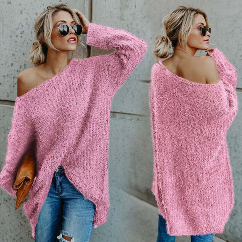 Comfortable Women Autumn &  Winter Sweater -  Plus Size Loose Fit