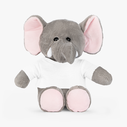 Personalized Plush Toy with T-Shirt - Always Together Custom Plush Gift (Customized in Store Live Preview)