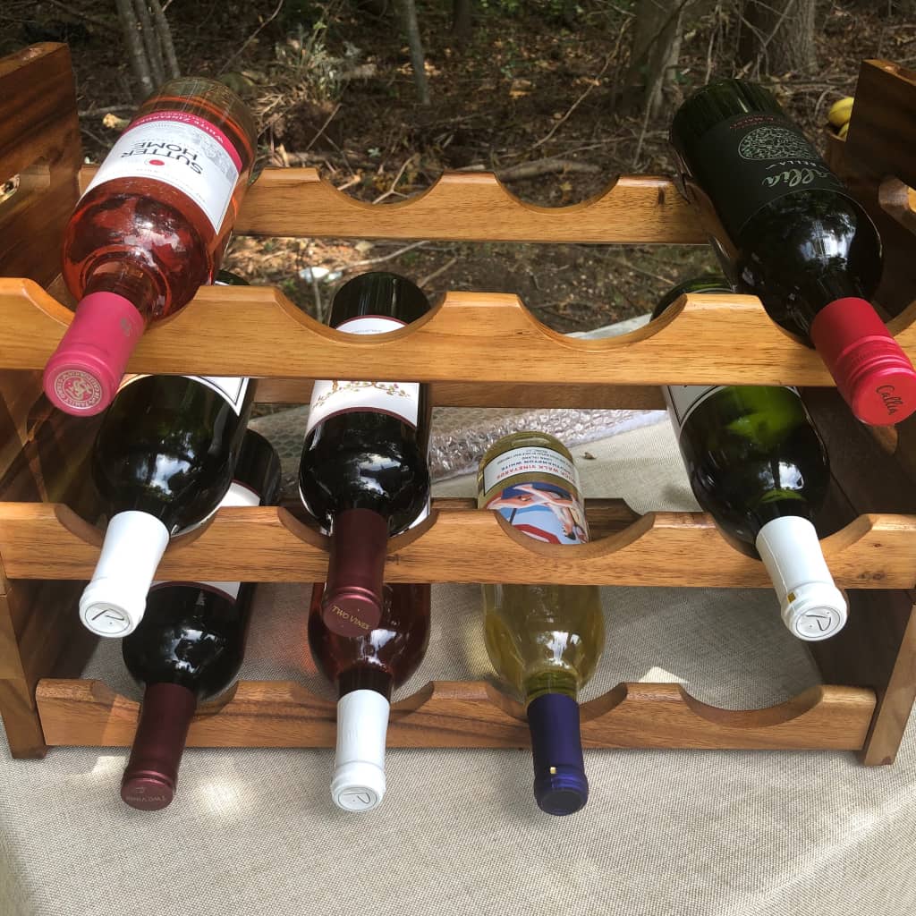 4 Bottle Stackable Wine Rack