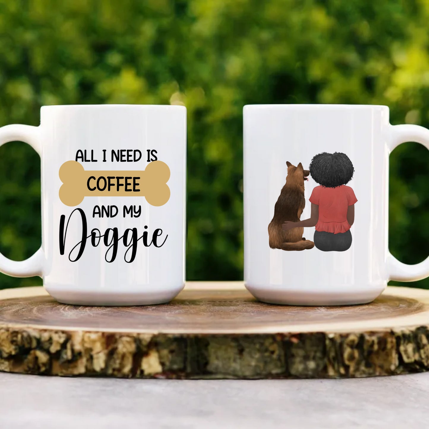 Me & My Doggy Ceramic Mug 15oz  (live view right on our website)